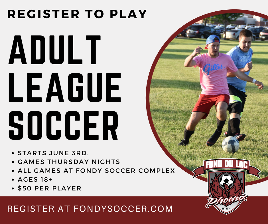 Register for Adult League Soccer